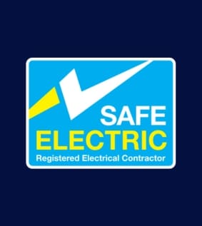Safe Electric logo.