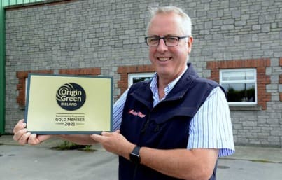 Belview Eggs awarded Origin Green Sustainability Programme Gold Member 2021