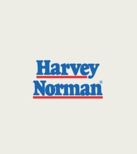 Harvey Norman logo.