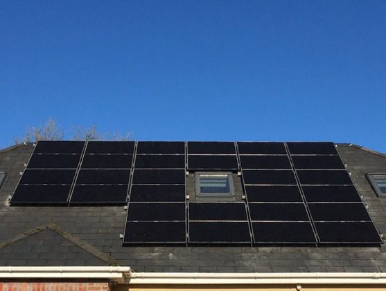 15 solar panels installed on a roof in Co. Limerick.