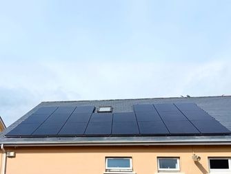 22 solar panels installed on a roof - solar panels clare