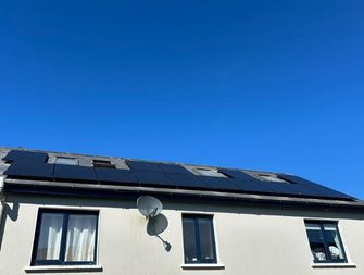 15 solar panels installed on a roof - solar panels Leitrim