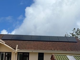 8 solar panels installed on a roof - solar panels meath