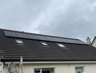 110 solar panels installed on a roof - solar panels roscommon
